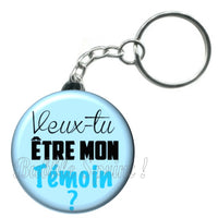 Porte-clés Témoin de mariage
