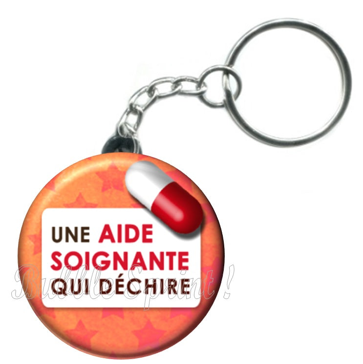 Porte-clés Aide soignante