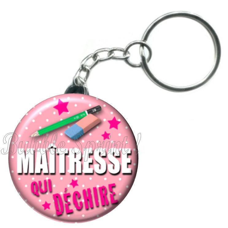 Porte-clés Maîtresse