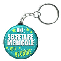 Porte-clés Secrétaire médicale