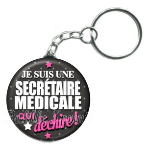 Porte-clés Secrétaire médicale