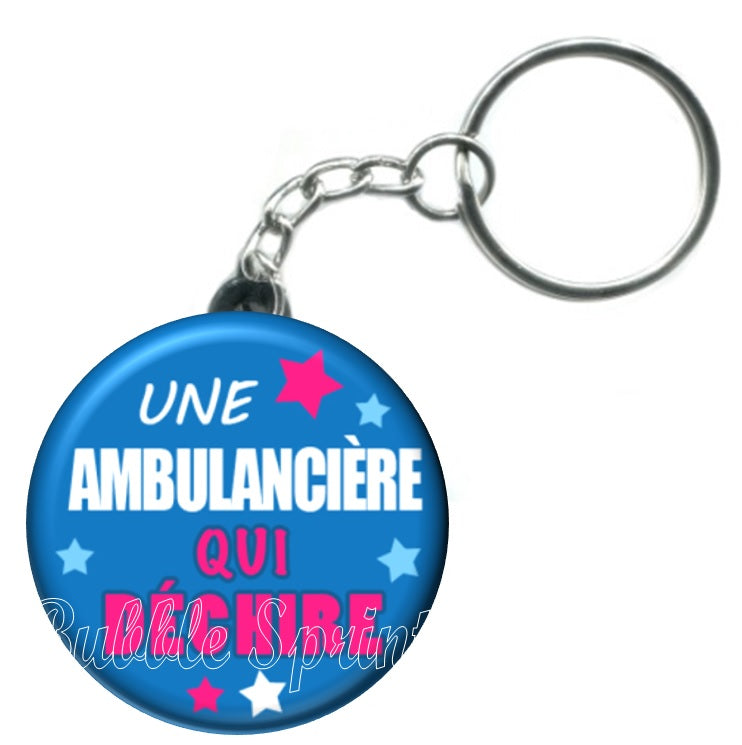Porte-clés Ambulancière