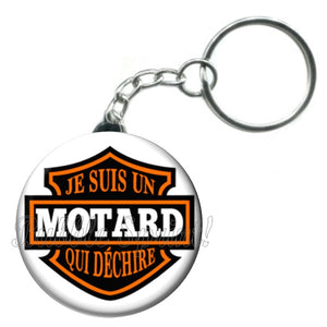 Porte-clés Motard