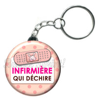 Porte-clés Infirmière