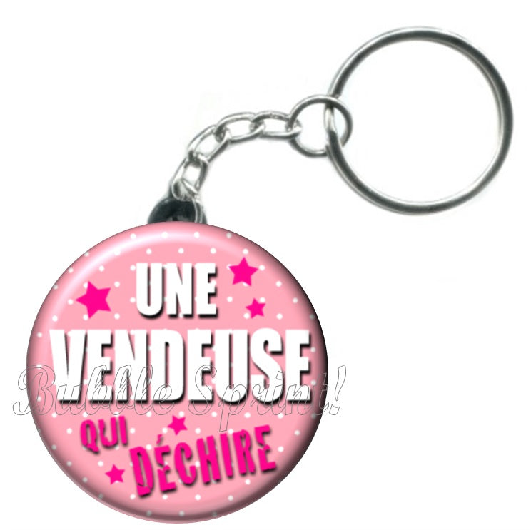 Porte-clés Vendeuse