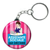 Porte-clés Assistante sociale