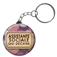 Porte-clés Assistante sociale
