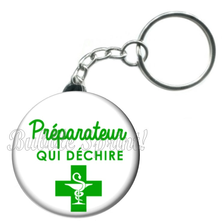 Porte-clés Préparateur pharmacien