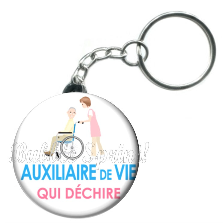 Porte-clés Auxiliaire de vie