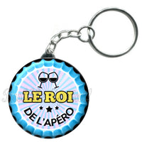 Porte-clés Le roi de l'apéro