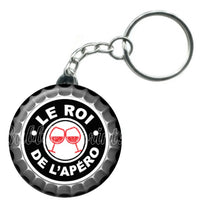 Porte-clés Le roi de l'apéro