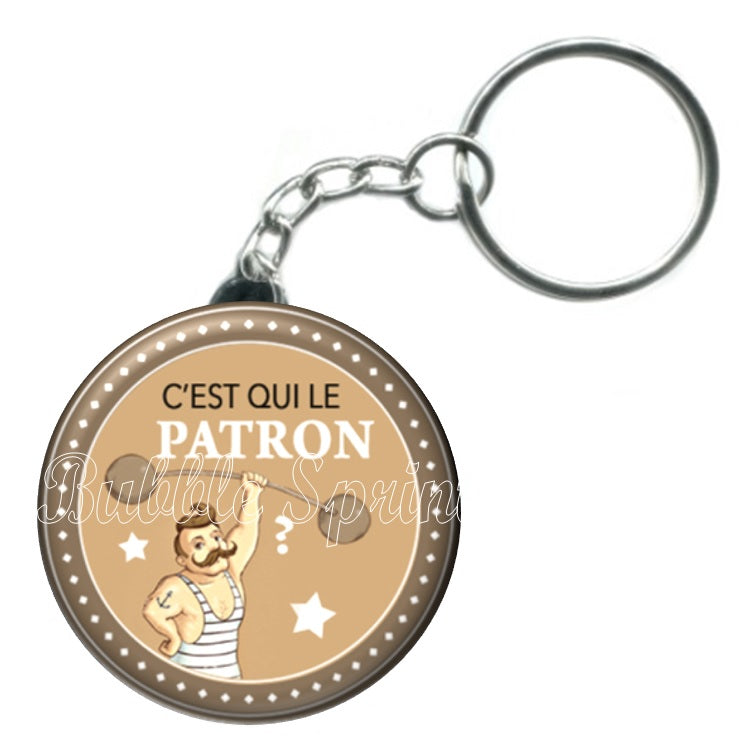 Porte-clés C'est qui le patron