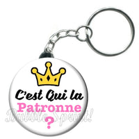 Porte-clés C'est qui la patronne