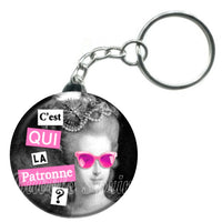 Porte-clés C'est qui la patronne