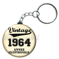 Porte-clés date vintage 1964