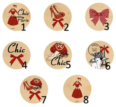 Cabochon en verre mode