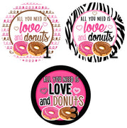 Cabochon en verre donuts gâteaux