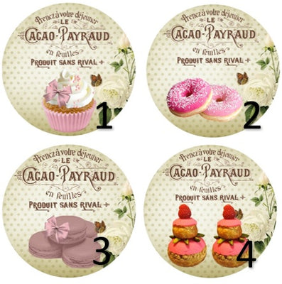 Cabochon en verre gâteaux