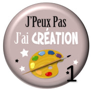 Cabochon en verre j'peux pas j'ai création